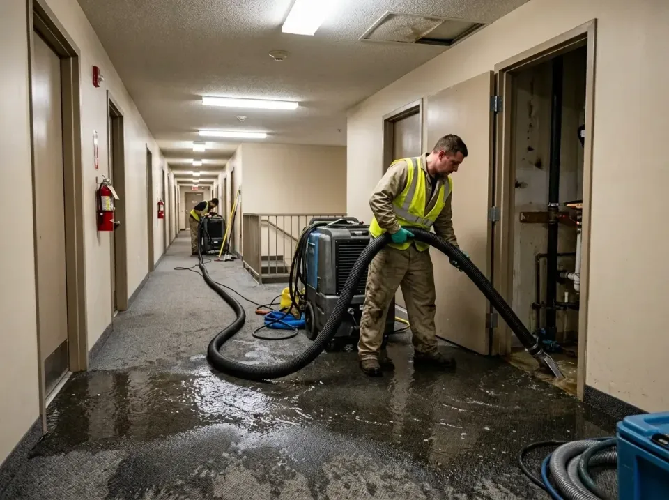 multi-unit-apartment-hallway-f-005 — frequently asked questions, Emergency Burst Pipe Water Extraction & Removal in Sausalit…